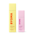 BYOMA Creamy Jelly Cleanser & Moisturizing Gel Cream Bundle - Gentle Face Wash + Lightweight Gel Lotion with Ceramides, Niacinamide & Green Tea – Supports Skin Barrier - 5.91 fl oz + 1.69 fl oz