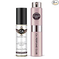 CA Perfume Duo Impression of Into The Dark Night For Women Perfume Layering Set Long Lasting Travel Size EDP + Body Oil Roll-On Bottle 0.27 Fl Oz+0.33 Fl Oz
