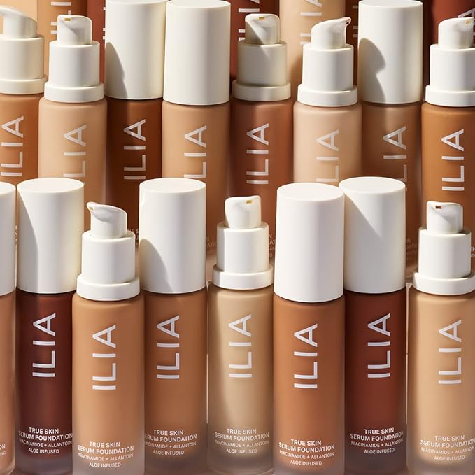 ILIA - True Skin Serum Foundation | Non-Comedogenic, Cruelty-Free, Vegan, Weightless Feel, Buildable Coverage, Safe for Sensitive Complexions (Bonaire SF9.5)