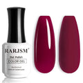 RARJSM Dark Megenta Purple Nude Gel Nail Polish Neutral Skin Tone Sheer Purple Jelly Gel Polish 15ml Single Bottle Transparent Nail Gel Polish Soak off UV LED Cured for Home Salon DIY Manicure