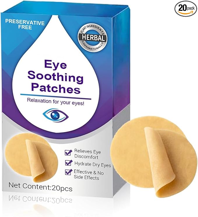 Eye Care Patch 20PCS Eye Pads for Tired Eyes & Dry Eyes Eye Cooling Pads for Puffy Eyes, Office Eye Relief & Refresh Refresh and Revitalize Tired Eyes