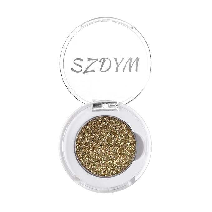 Professional multi-chrome eyeshadow,Handmade and long-lasting chameleon holographic,100% Vegan and Cruelty Free,Super Smooth and Highly Pigmented,Shine special colors (608)