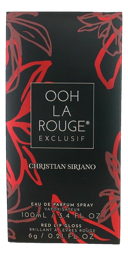 Ooh La Rouge Exclusif by Christian Siriano for Women - 2 Pc Gift Set 3.4 oz EDP Spray, 0.21oz Red Lip Gloss