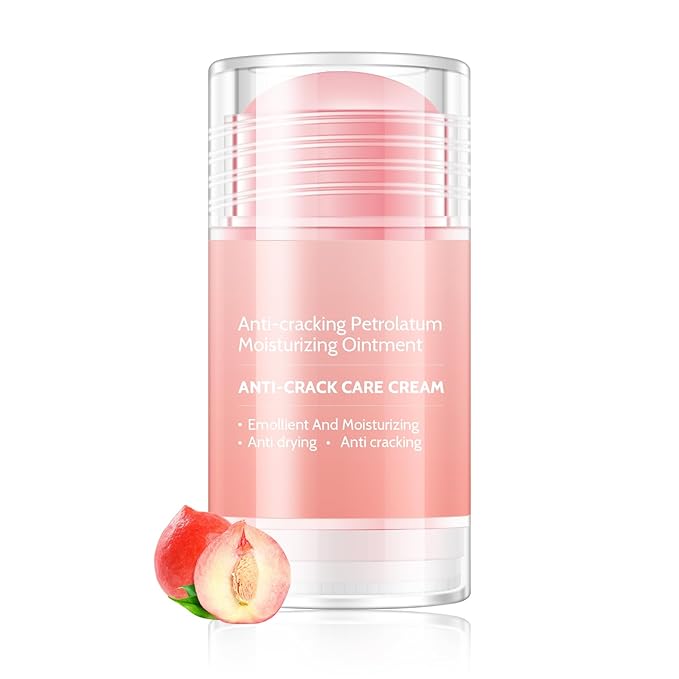 Crack Feet Prevention Stick, Moisturizing and Hydrating Foot and Hand Balm, Remove Dead Skin Softening and Nourishing Anti-Cracking Foot Cream for Feet Elbows Knees(1 PC, Pink)