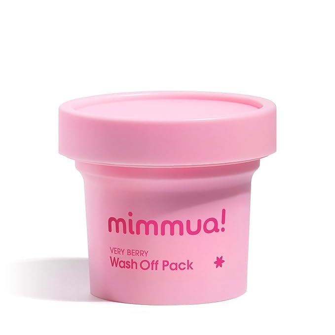 Very Berry Wash Off Pack | Korean Sauna Face Mask | Berry Complex + Fermented Ingredients for Skin Barrier | Instant Glow Up Effect | Whipped Cream Pack for Textured, Dry Skin 3.38 FL OZ