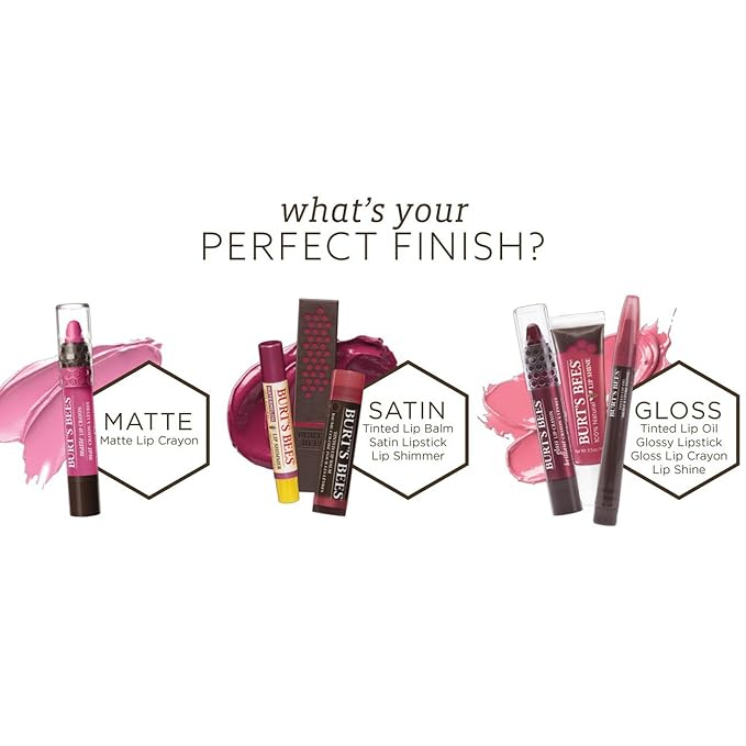 Burt's Bees 100% Natural Moisturizing Tinted Lip Oil, Misted Plum, 1 Pen