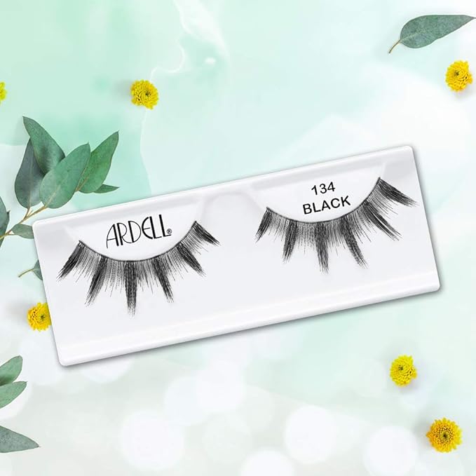 Ardell Natural Lashes False Eyelashes #134 for Everyday Wear, 4 Pack