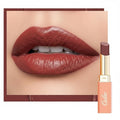 Oulac Color Rich Satin Lipstick - Red Brown Full Coverage Lip Color, Creamy Silky-Smooth, Moisturizing, Satin Matte Finish, Infused With Shea Butter, Vegan & Clean Beauty, 4g, SG14 Blair