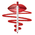 Lamel Gel Lip Liner Pencil - Ruby Red - 2-in-1 Waterproof Lip Liner - 8-Hour Wear, Creamy Texture, Sharpenable, High Pigment - Provides Smooth Finish or Full Coverage - N.411