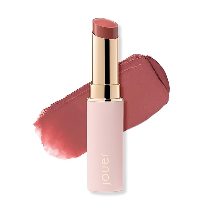 Jouer Demi-Matte Lip Balm - Fall Winter Collection Tinted Lip Color - Long Lasting Hydrating Berry Tones with Jojoba Oil & Shea Butter - Holiday Season Beauty