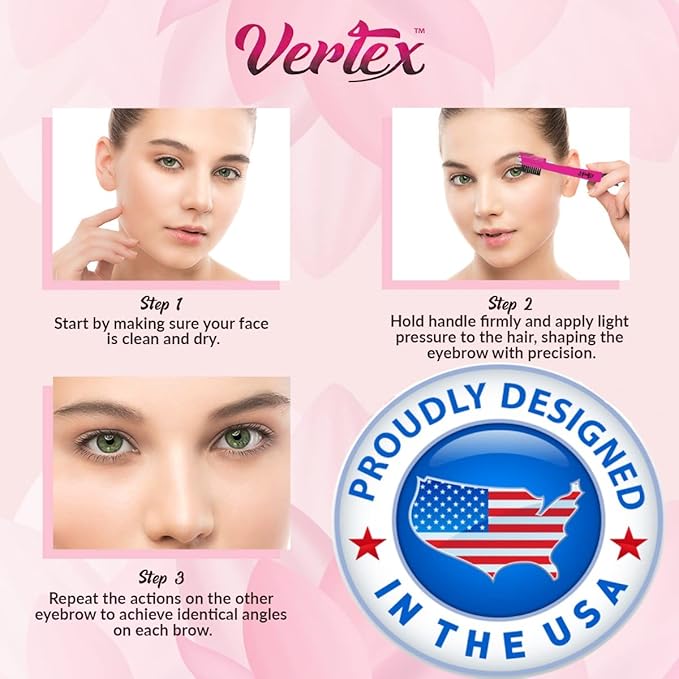 Eyebrow Brush Pencil Comb Kit - Duo Spoolie Thin Angled Real Firm Bristles Filling Blending Definer Techniques For Tint Powder Brow Pomade Gel Makeup Combing Eye Lashes To Shape Eyelashes Growth