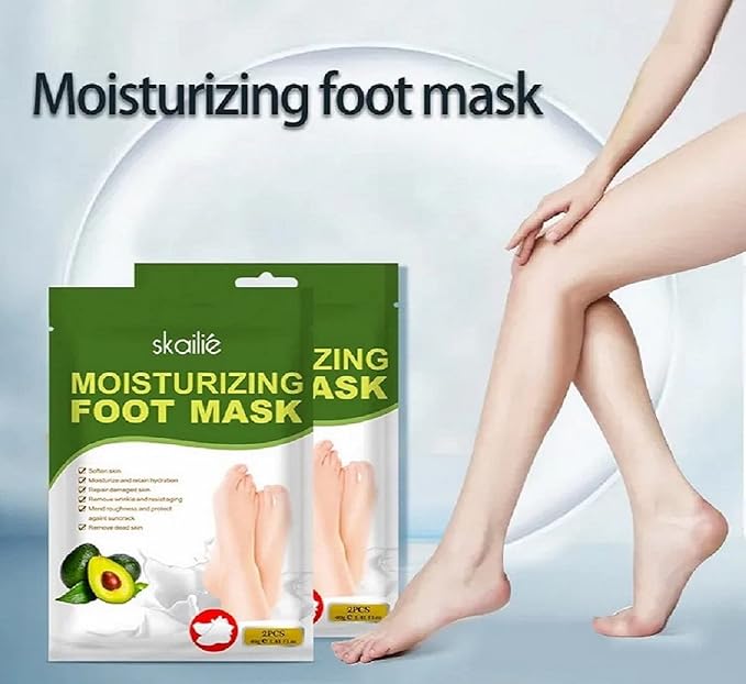 Moisturizing Foot Mask, white