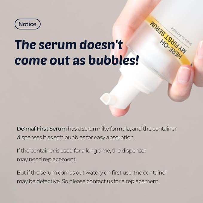 Here-Oh My First Hydrating Serum with Hyaluronic Acid | Facial Serum for Glowing Skin & Skin Barrier Repair | Korean Serum for Dry Skin & Sensitive Skin (5.24 fl oz)
