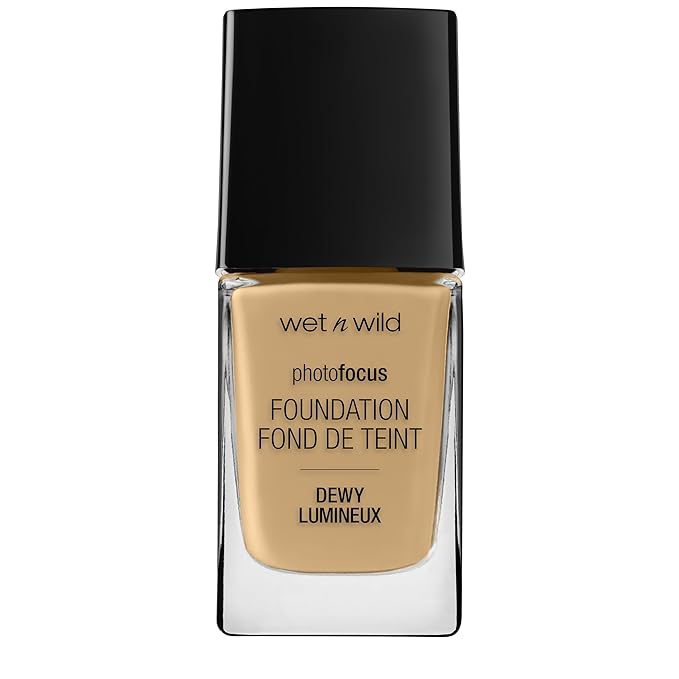wet n wild Photo Focus Dewy Foundation Cream Beige (Pack of 2)
