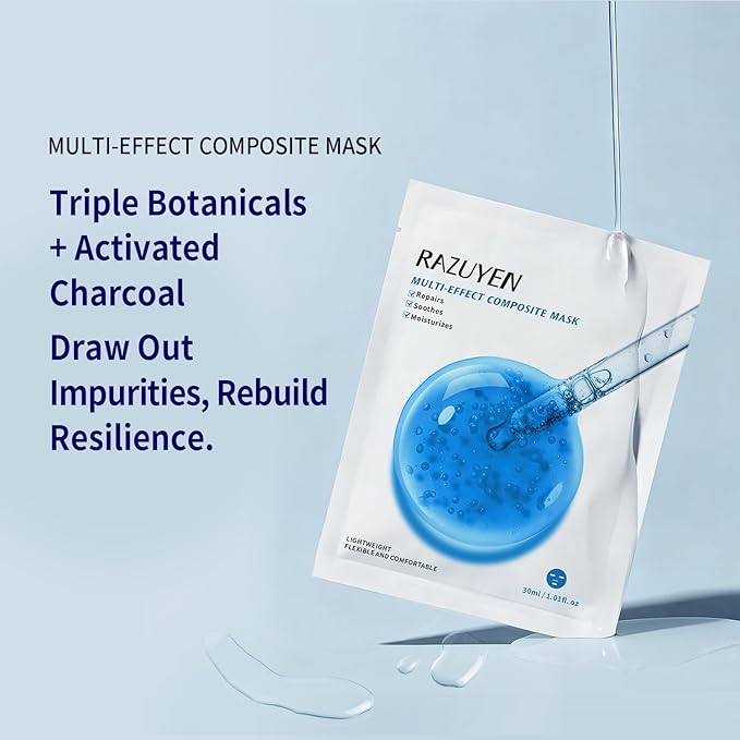 Face Sheet Masks, 9 Variety Packs, Peptide, Vitamin C & Panthenol B5, Antiaging, Brightening,Soothing Facial Skincare Gift Set for All Skin,Moisturizing Face Mask Set.