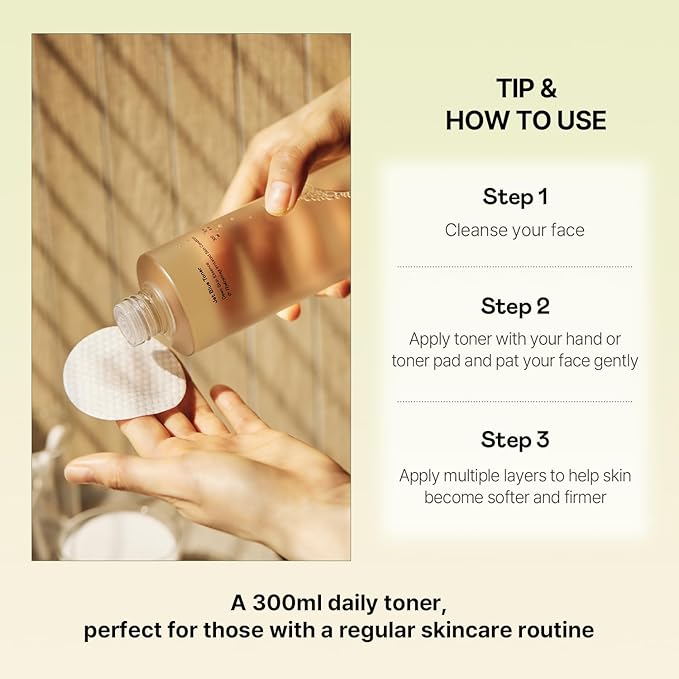 Jet Blue Toner with Panthenol, Hydrating and Soothing Toner for FaceㅣKorean Essence Skin Care 10.14 fl. oz | 300 ml