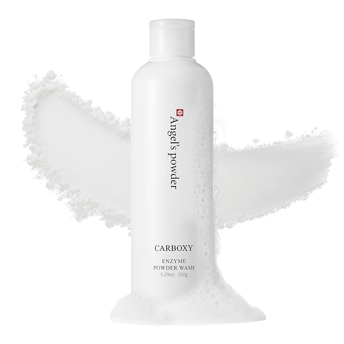 Angel’s Powder Enzyme Powder Cleanser for Face – Gentle Exfoliating Facial Wash for Sensitive Skin, Korean Skincare, pH 5.5, 5.29 oz