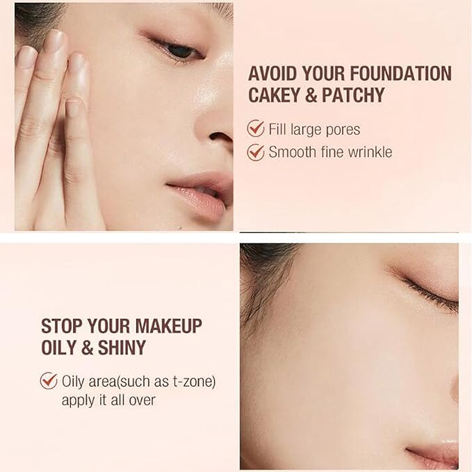 Glow Velvet Priming Moisture Cream, Pore Blurring and Makeup Gripping Primer, Hydrating Base for Smooth Makeup Application, Velvety Finish Face Primer for All Skin (1PC)