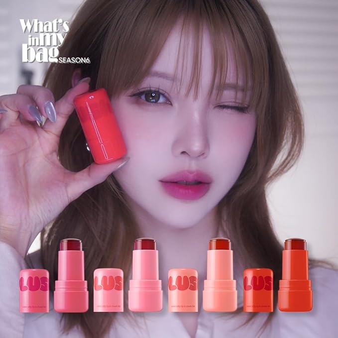 Elensilia Plush Water Jelly Lip & Cheek Tint – 10g (0.35oz) | Lightweight & Buildable Tint for a Natural, Fresh Glow (Water Melong)