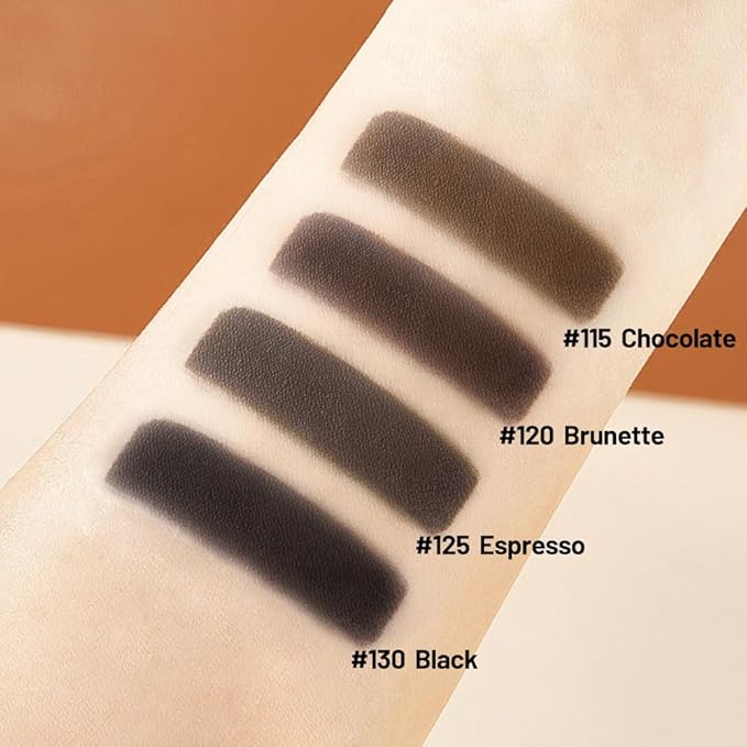 BINGBRUSH 2 Pcs Thickening Brow Mascara, Extreme Hold Tinted Eyebrow Gel, Waterproof Smudge-proof Professional Brow Color Kit, Eyebrow Makeup Set (120# Brunette)