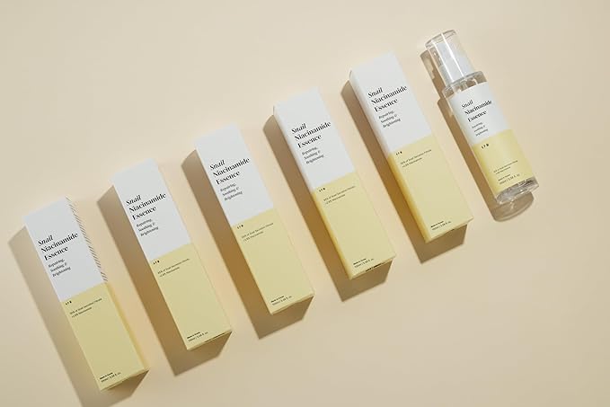 4PM Snail Niacinamide Essence (3.38 fl. oz), Snail Secretion Filtrate 95%, Niacinamide 2.8%, for Glass Skin Repair, Face Glow Brightening & Soothing Essence, Korean Skincare, Made by SEOUL4PM