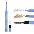 ALLEYOOP Swift Eyebrow All-In-1 Brow Definer with Built-In Sharpener & Spoolie Brush, Water & Smudge Resistant and Eyebrow Pencil for Women, Natural Matte Finish, Vegan, Cruelty-Free (Taupe)