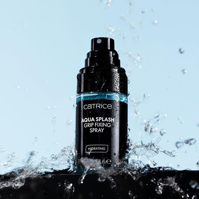 Catrice Aqua Splash Grip Fixing Spray | Long-Lasting Hydrating Setting Spray | Refreshing, Non-Sticky Formula | Vegan & Cruelty-Free