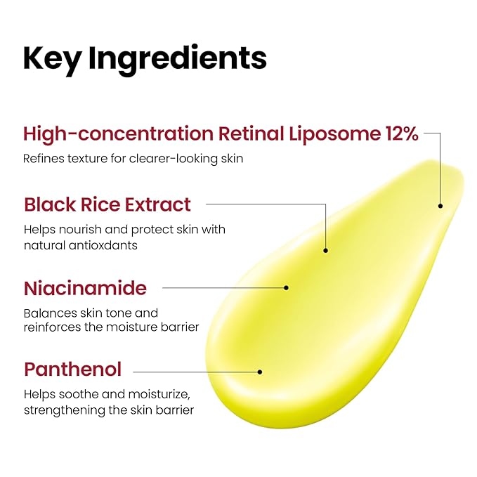 K-SECRET SEOUL 1988 Retinal Advanced Shot – Formulated with 22,275 Spicules and Advanced Retinal Liposome 12% | Fine Lines and Skin Texture Care Serum | Korean Skincare, 15ml / 0.51 fl oz
