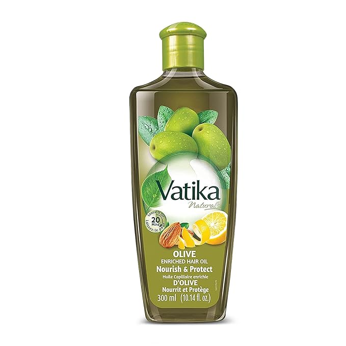 Dabur Vatika naturals Olive Enriched Hair Oil 300 Ml, Packaging May Vary