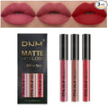 evpct 3Pcs Mauve Neutral Light Rosey Nude Blue Red Matte Liquid Lipstick Lip Stain Sets for Women Long Lasting 24 Hours Lipstick Light Skin labiales matte larga duracion 24 matenhoras originales
