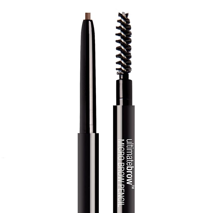 wet n wild Ultimate Brow Micro Eyebrow Retractable Pencil, Brunette, Ultra Fine 1.5mm Tip, Draws Tiny Brow Hairs (Pack of 2)