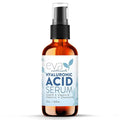 Eva Naturals Hyaluronic Acid Serum for Face – Lightweight Hydrating Facial Serum – Daily Moisturizer with Vitamin B5 – 60 ml