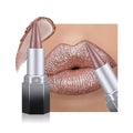 evpct Shimmery Metallic Lip Liner and Lipstick Combo, Cone Tip Lip Crayon for Women Long Lasting Waterproof, Metal Shinny Hydrating Lipstick Makeup, Glitter Lips Liner Pencil for Shimmery Shade