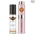 CA Perfume Duo Impression of Diamond Rose For Women Perfume Layering Set Long Lasting Travel Size EDP + Body Oil Roll-On Bottle 0.27 Fl Oz+0.33 Fl Oz