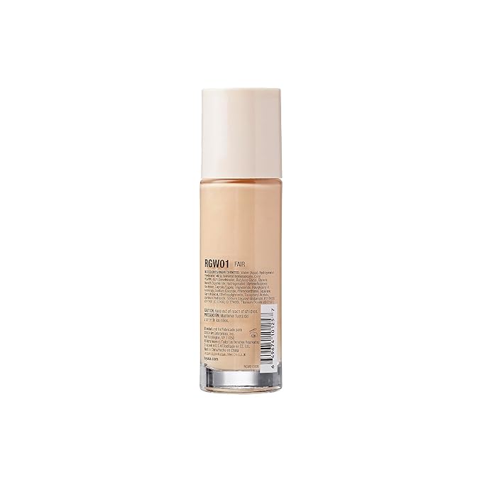 Ruby Kisses Glowy Skin Filter Foundation - All-in-1 Primer, Skin Tint & Highlighter, Hydrating Light Coverage with Squalane, Natural Dewy Finish, Luminous & Radiant Glow (Fair)