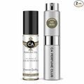 CA Perfume Duo Impression of Oud Wood For Men Perfume Layering Set Mens Cologne Long Lasting Travel Size EDP + Body Oil Roll-On Bottle 0.27 Fl Oz+0.33 Fl Oz