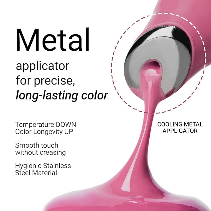 JUNG SAEM MOOL LIP-PRESSION Metal Serum Gloss | Hydrating Tinted Lip Balm with a Hygiene Precision Metal Applicator & Serum Infused Ingredients, Korean Lip Plumper Gloss (Muted Fig)