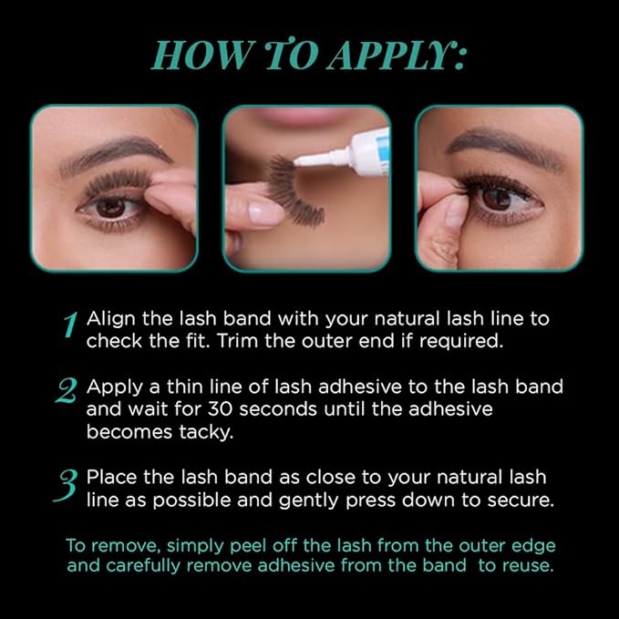 Ardell Natural Lashes False Eyelashes #134 for Everyday Wear, 4 Pack