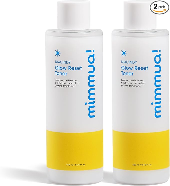 NIACINDY Glow Reset Toner | Niacinamide 5%, Pumpkin Extract | Gentle Exfoliating Toner | Deep Hydration | 250mL | 2pcs