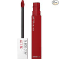 MAYBELLINE Super Stay Matte Ink Liquid Lipstick Bundle with Long Lasting High Impact Color, Up to 16H Wear, 1 Count Each in Shades Founder and Exhilarator
