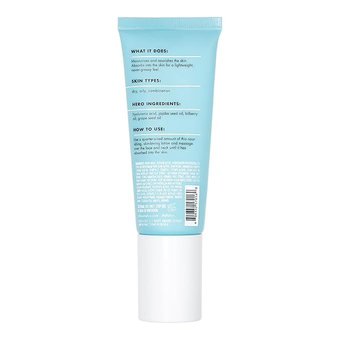 e.l.f. SKIN Holy Hydration! Daily Hydration Moisturizer, Lightweight Face Cream, Hydrating with Aloe & Jojoba, Smooths & Softens Skin, All Skin Types