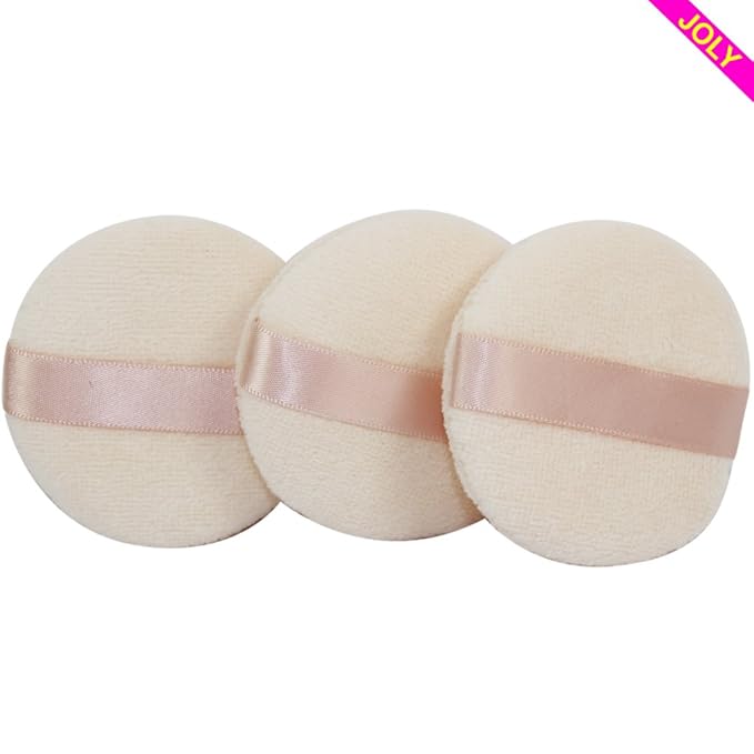Joly Powder Puff for Makeup Face Powder (10 Pieces)