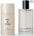Salt & Stone Signature Scent Duo Set | 48 Hour Aluminum-Free Deodorant & Hydrating Body Mist | Skincare-Infused Deodorant & Body Spray | Santal & Vetiver
