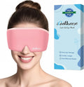 Cooling Eye Mask for Puffy Eyes, FSA Eligible HSA, Headache and Migraine Relief Gel Eye Mask, for Headache, Puffiness, Eye Strain, Reusable Face Ice Pack for Post-Surgery Care, Light Pink