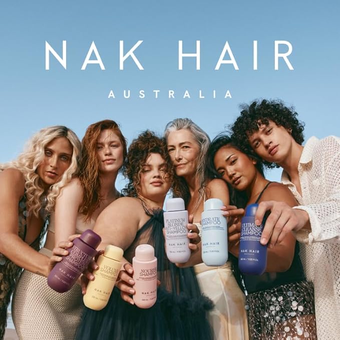 NAK Signature Shine Mist 150ml - Heat Protectant Hair Gloss & Smoothing Spray for All Hair Types with Dimethicone & Tri-Siloxane