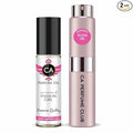 CA Perfume Duo Impression of Passion Girl For Women Perfume Layering Set Long Lasting Travel Size EDP + Body Oil Roll-On Bottle 0.27 Fl Oz+0.33 Fl Oz
