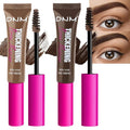 Tinted Thickening Brow Mascara,Brow Glue Eyebrow Gel,Waterproof, Transfer-proof, Brush to Fill in Eyebrows and Cover Gray Hairs - Cruelty Free (2pcs 06 Brunette &07 Espresso)