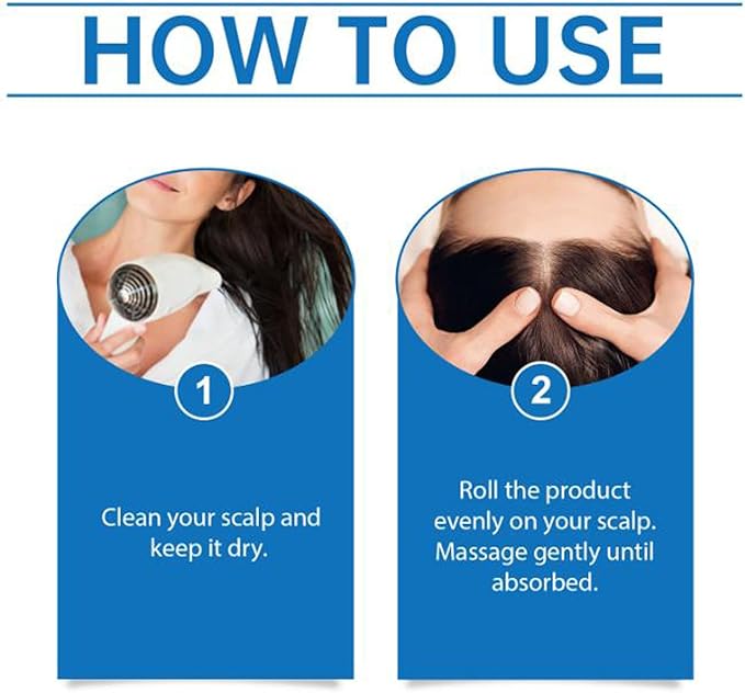 Scalp Serum for Hair Growth, Hair Serum, Scalpy Hair Growth Serum, Nourishing Hair Treatment Essence, Exfoliates Dandruff & Soothes Itch for men & women (3PCS)