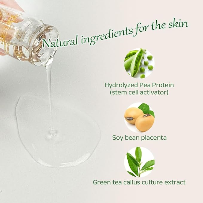 Ronas Stem Cell Solution ampoules Anti Aging Formula Best Anti Aging Serum Plant Stem Cells Hyaluronic Acid Restore Replenish Skin Smooth Wrinkles All Skin type 0.16oz 10vial