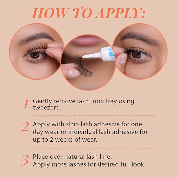 Ardell Naked Lashes 423 – Lightweight, Natural False Eyelashes with Invisiband, Wispy Strip Lashes for Subtle Volume & Length, 4 Pairs